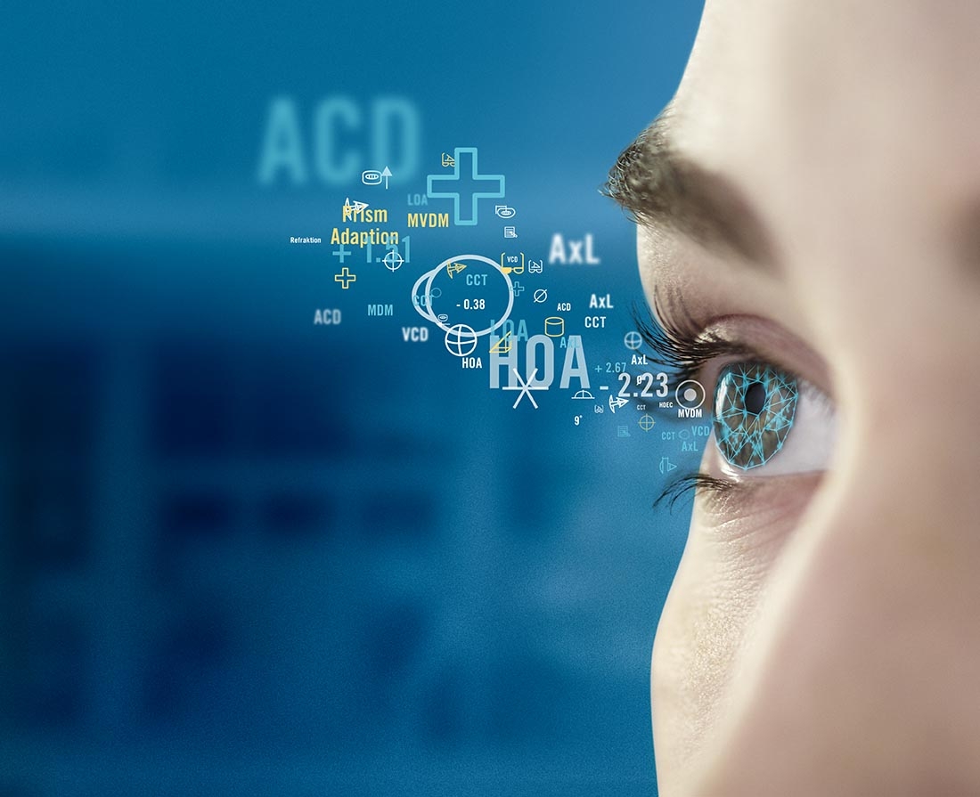 Eye with data